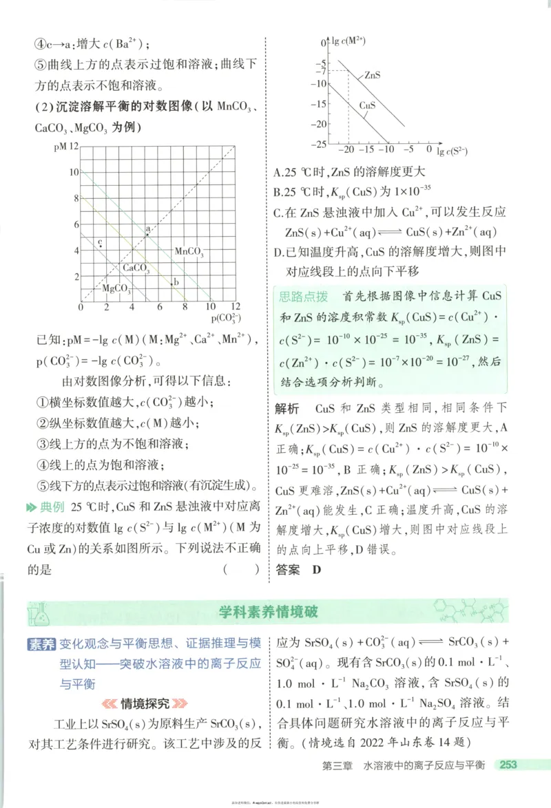 53同步化学选修1RJ疑难破_高中三年全科资料_高中_2026《高中53同步练习》化学选修一RJ