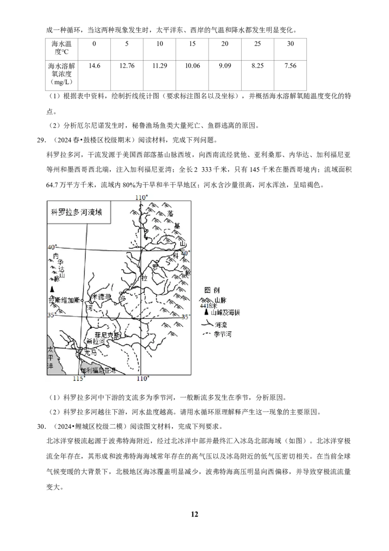 2025年菁优高考地理解密之地球上的水_中考押题2026《中考押题》系列（9科全套实时更新中）_2026版中考《菁优系列》趋势分析+押题密卷+抢分秘籍+模拟考试_考点篇