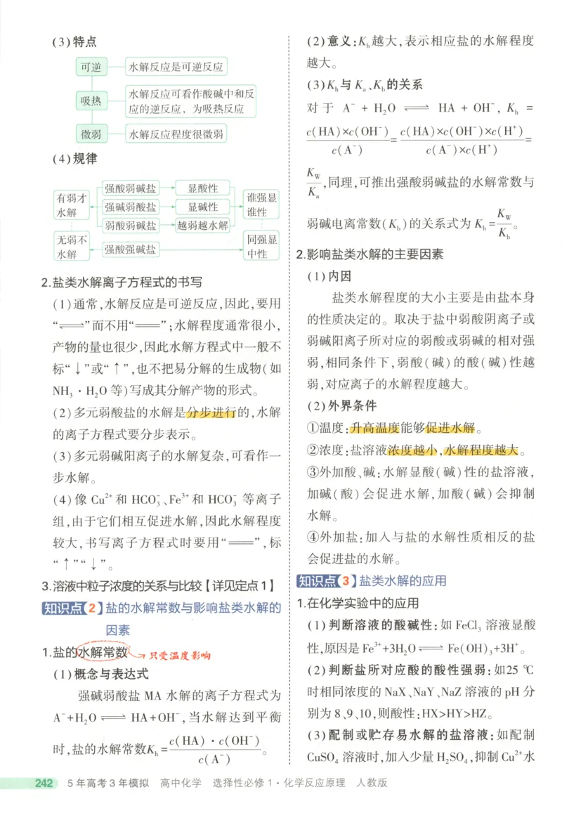53同步化学选修1RJ疑难破(1)_高中三年全科资料_高中_高中1_2026版高中《5高考3年模拟》同步版（9科必修+选修）（人教）_2026《高中53同步练习》化学选修一RJ