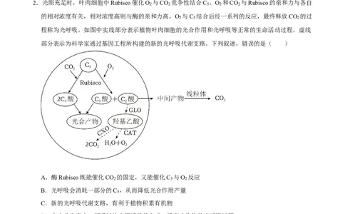 2025年菁优高考生物解密之细胞代谢(1)_中考押题2026《中考押题》系列（9科全套实时更新中）_2026版中考《菁优系列》趋势分析+押题密卷+抢分秘籍+模拟考试_考点篇