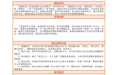 11.2《同学要互助&mdash;&mdash;互助路上的&ldquo;绊脚石&rdquo;》教案设计_26新三年级道法下册（统编版）_版本一_部编版道德与法治3下_2026春新版_第二套_01.道法3下第2套课件+核心素养教案26春已更完