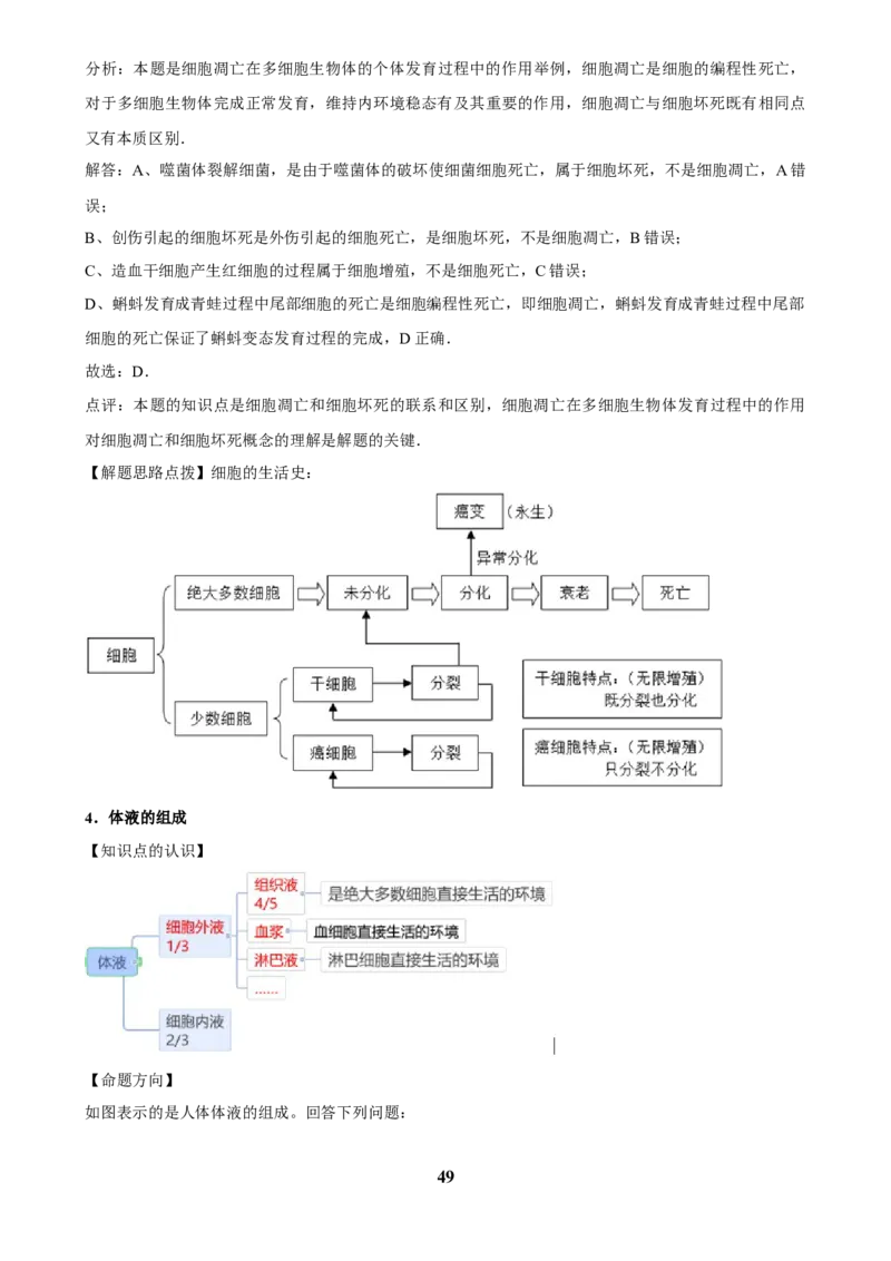 2025年菁优高考生物解密之人体内环境与稳态_中考押题2026《中考押题》系列（9科全套实时更新中）_2026版中考《菁优系列》趋势分析+押题密卷+抢分秘籍+模拟考试_考点篇