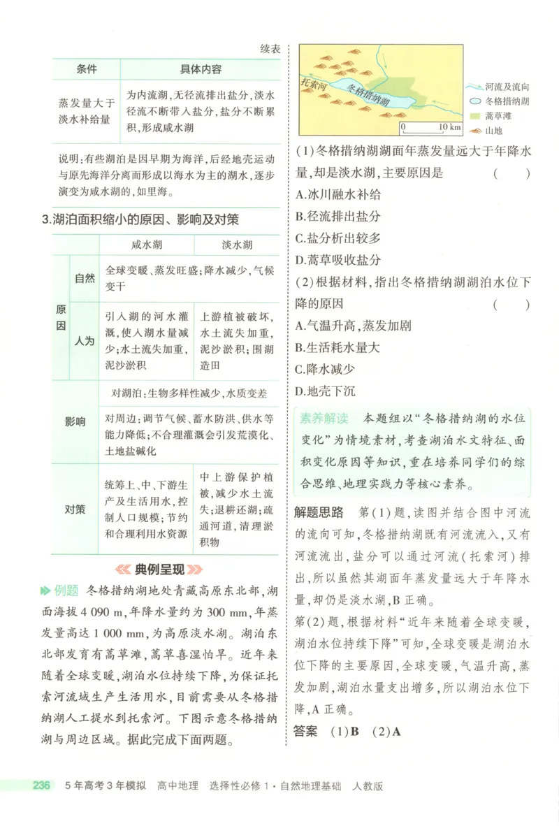 53同步地理选修1RJ疑难破(1)_高中三年全科资料_高中_高中1_2026版高中《5高考3年模拟》同步版（9科必修+选修）（人教）_2026《高中53同步练习》地理选修一RJ