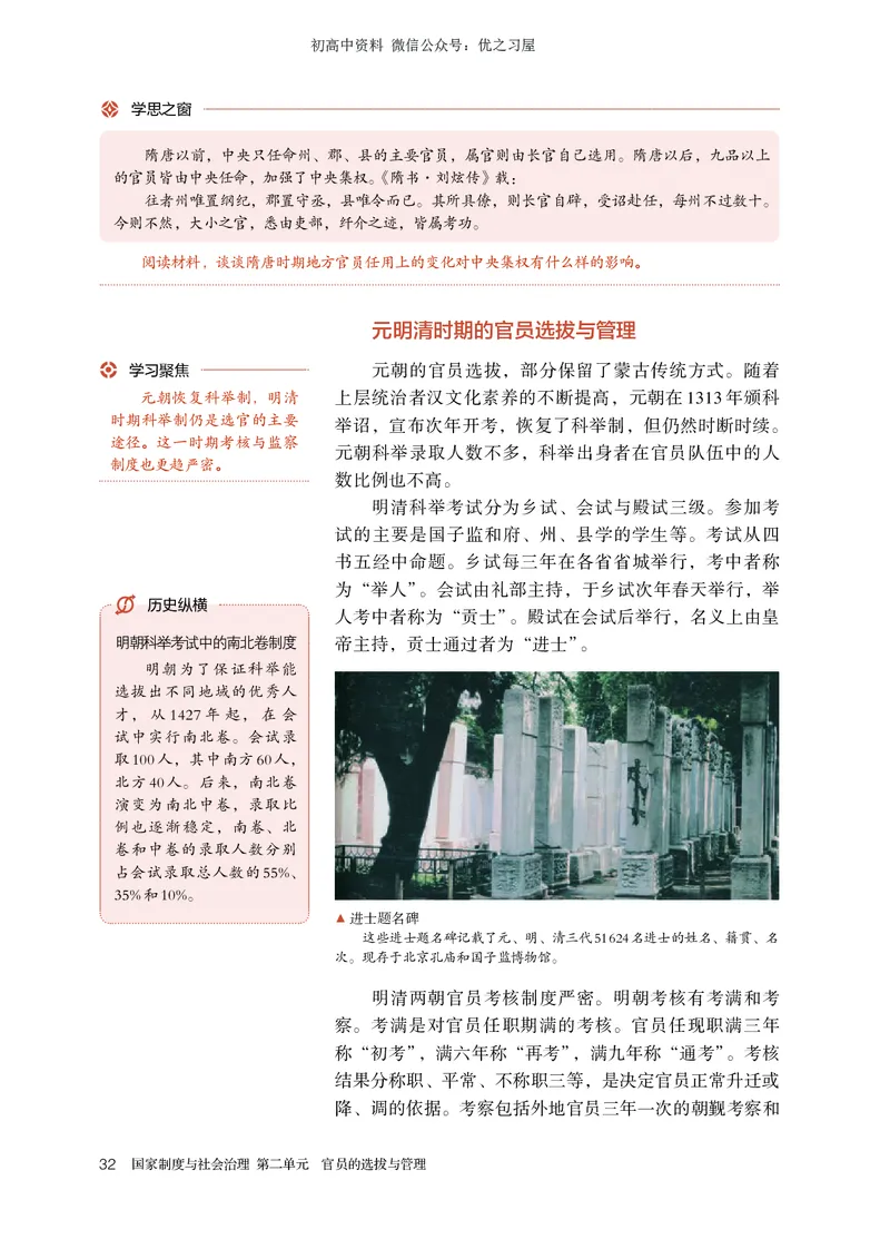 3高中历史选择性必修1_高中三年全科资料_高中各科课本电子教材_08高中历史课本_统编版-历史课本
