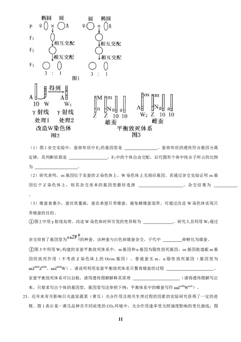 2025年菁优高考生物压轴训练6_中考押题2026《中考押题》系列（9科全套实时更新中）_2026版中考《菁优系列》趋势分析+押题密卷+抢分秘籍+模拟考试_0062025菁优高考解密汇编-生物_压轴篇