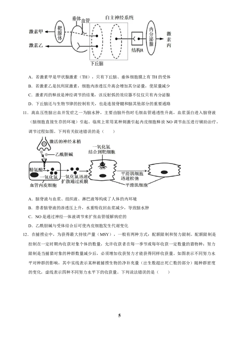 2025年菁优高考生物压轴训练6_中考押题2026《中考押题》系列（9科全套实时更新中）_2026版中考《菁优系列》趋势分析+押题密卷+抢分秘籍+模拟考试_0062025菁优高考解密汇编-生物_压轴篇