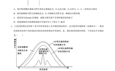 2025年菁优高考生物解密之遗传的基本规律_中考押题2026《中考押题》系列（9科全套实时更新中）_2026版中考《菁优系列》趋势分析+押题密卷+抢分秘籍+模拟考试_考点篇
