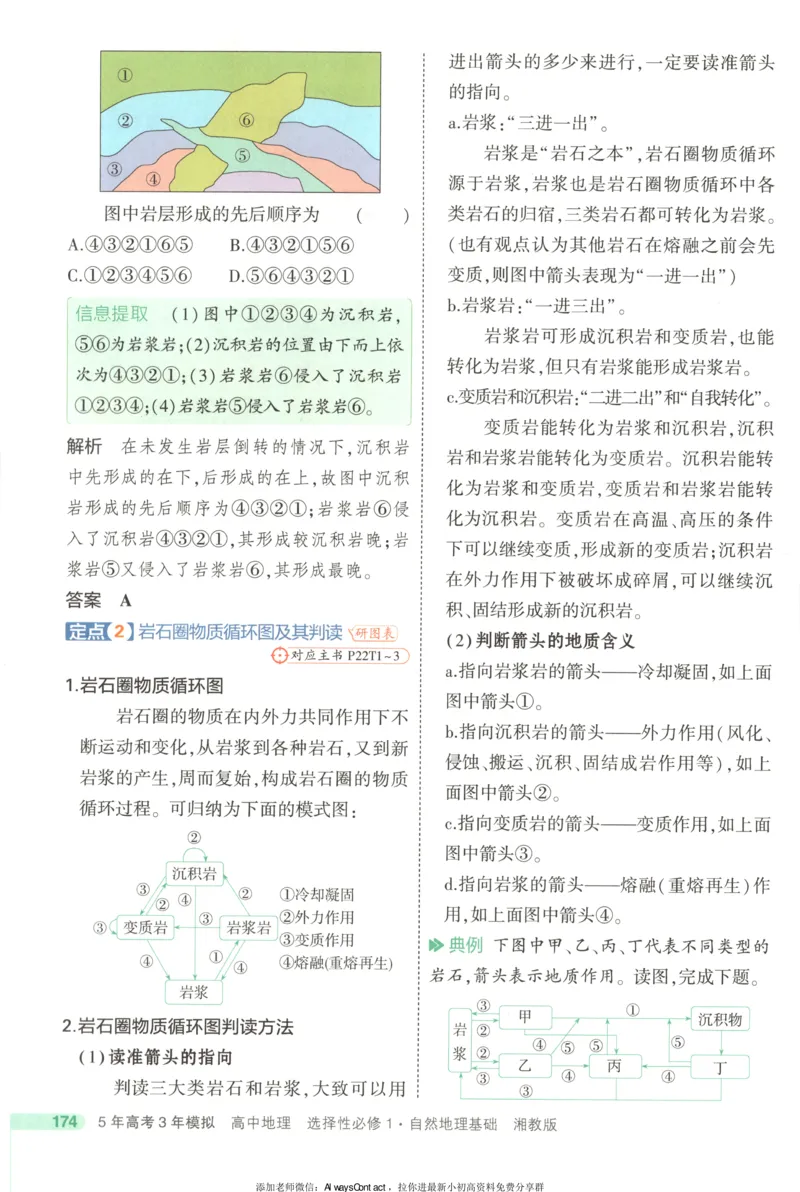 53同步地理选修1XJ疑难破_高中三年全科资料_高中_2026《高中53同步练习》地理选修一XJ