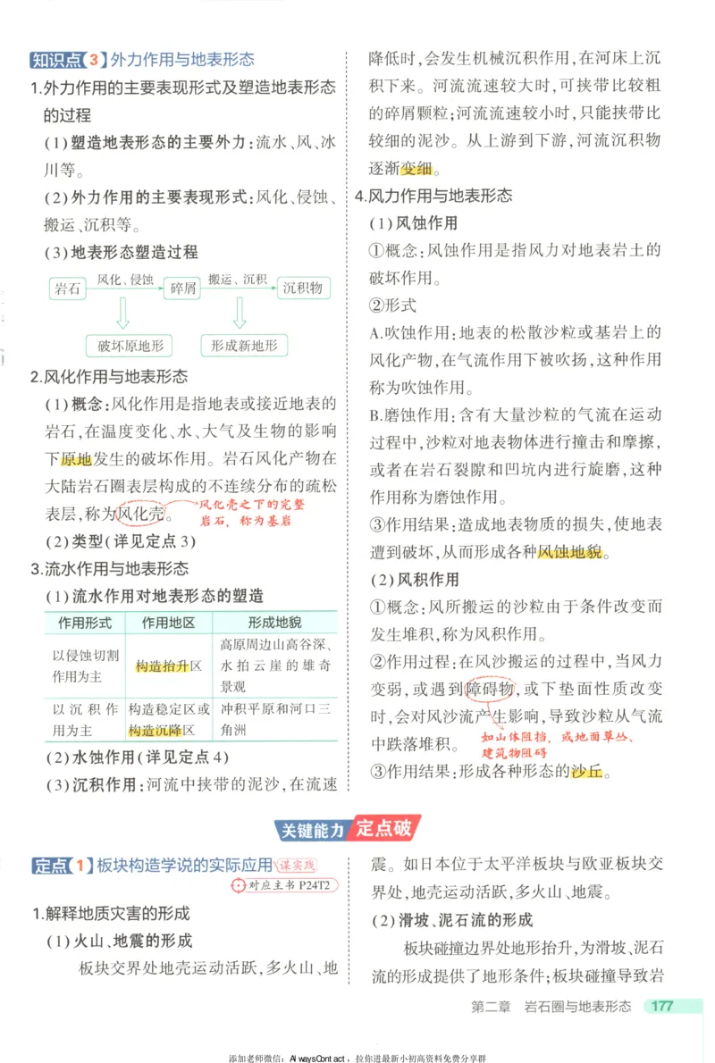 53同步地理选修1XJ疑难破_高中三年全科资料_高中_2026《高中53同步练习》地理选修一XJ