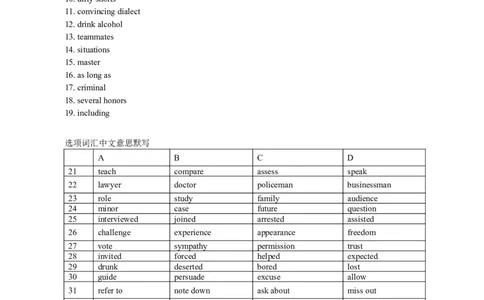 2021全国2卷完形填空_完形填空真题精练c