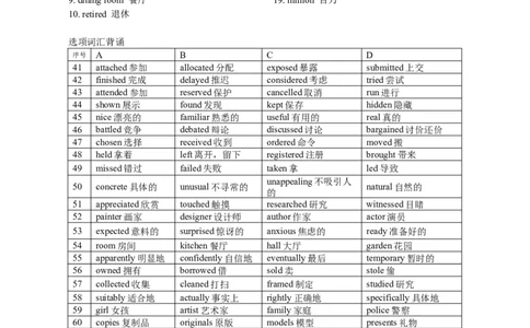 2020全国2卷完形填空_完形填空真题精练c