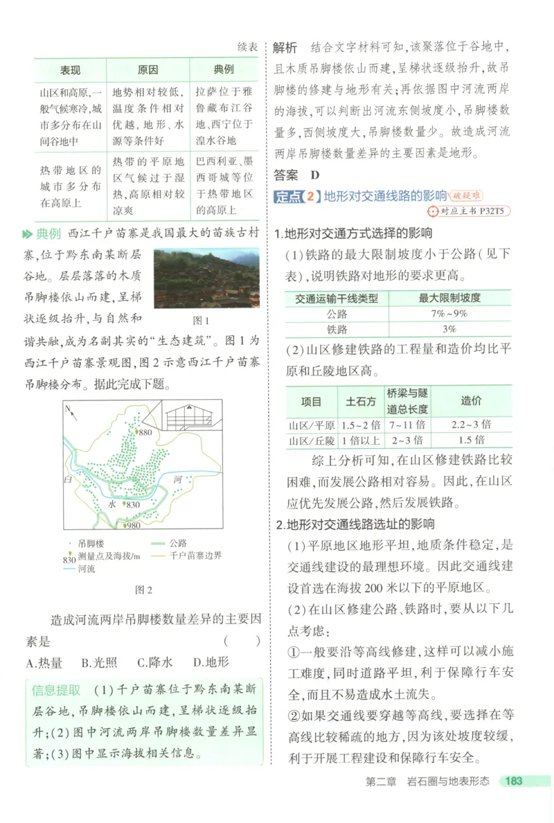53同步地理选修1XJ疑难破(1)_高中三年全科资料_高中_高中1_2026版高中《5高考3年模拟》同步版（9科必修+选修）（人教）_2026《高中53同步练习》地理选修一XJ