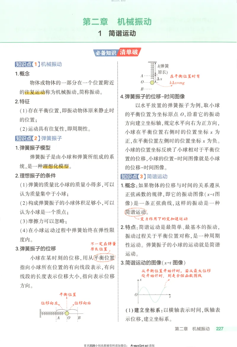 53同步物理选修一RJ疑难破_高中三年全科资料_高中_2026《高中53同步练习》物理选修一RJ