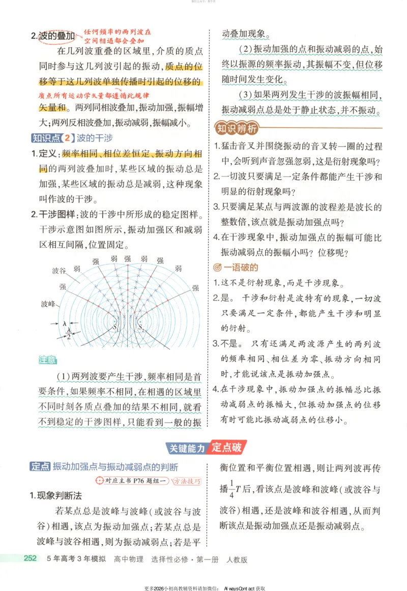 53同步物理选修一RJ疑难破_高中三年全科资料_高中_2026《高中53同步练习》物理选修一RJ