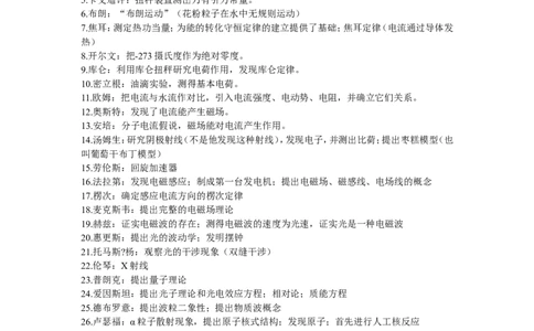 4高考物理学史总结(归纳整理版)_高中三年全科资料_高中_2高中9科分类资料包_高中理综