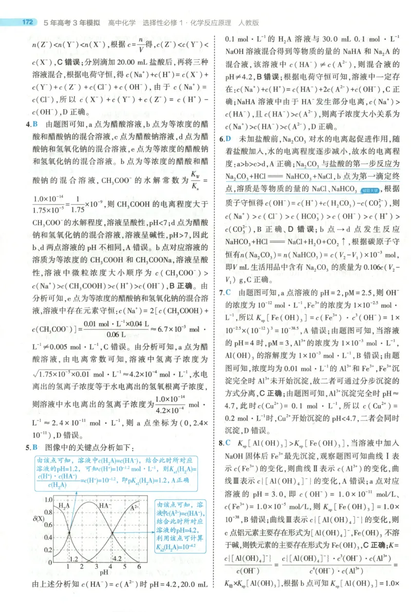 53同步化学选修1RJ答案(1)_高中三年全科资料_高中_高中1_2026版高中《5高考3年模拟》同步版（9科必修+选修）（人教）_2026《高中53同步练习》化学选修一RJ