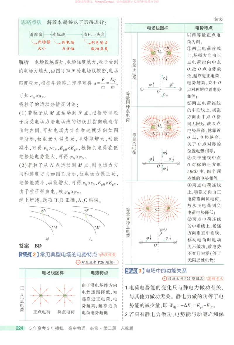 53同步物理必修三RJ疑难破_高中三年全科资料_高中_2026《高中53同步练习》物理必修三RJ