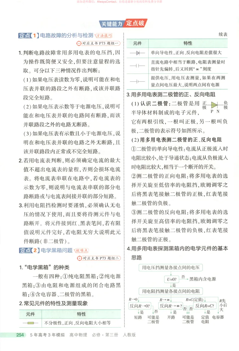 53同步物理必修三RJ疑难破_高中三年全科资料_高中_2026《高中53同步练习》物理必修三RJ