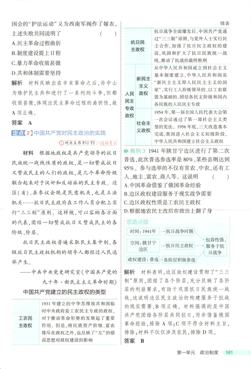 53同步历史选修1疑难破(1)_高中三年全科资料_高中_高中1_2026版高中《5高考3年模拟》同步版（9科必修+选修）（人教）_2026《高中53同步练习》历史选修一