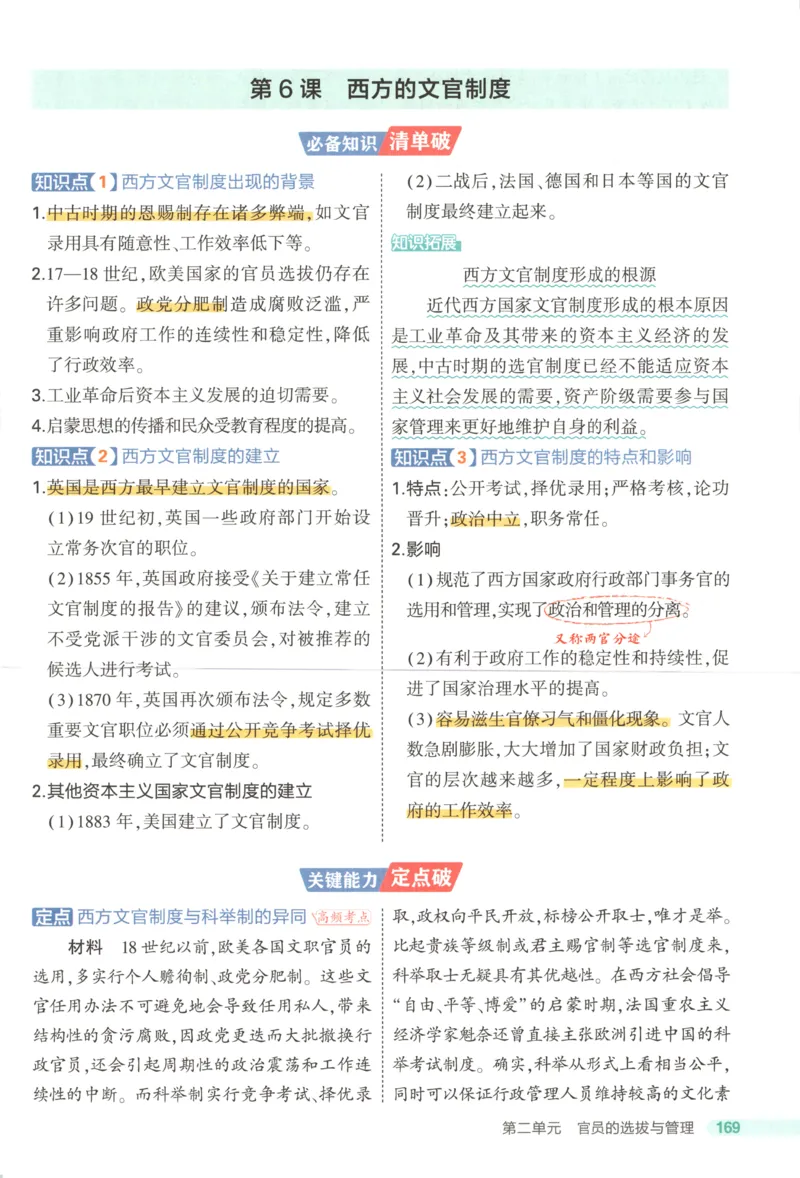 53同步历史选修1疑难破(1)_高中三年全科资料_高中_高中1_2026版高中《5高考3年模拟》同步版（9科必修+选修）（人教）_2026《高中53同步练习》历史选修一