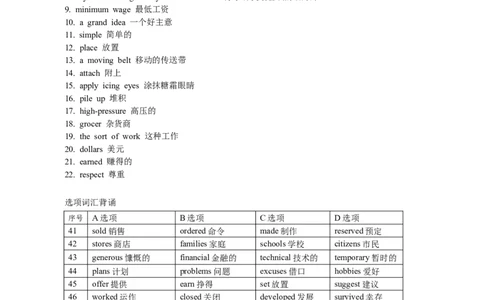 2021全国1卷完形填空_完形填空真题精练c