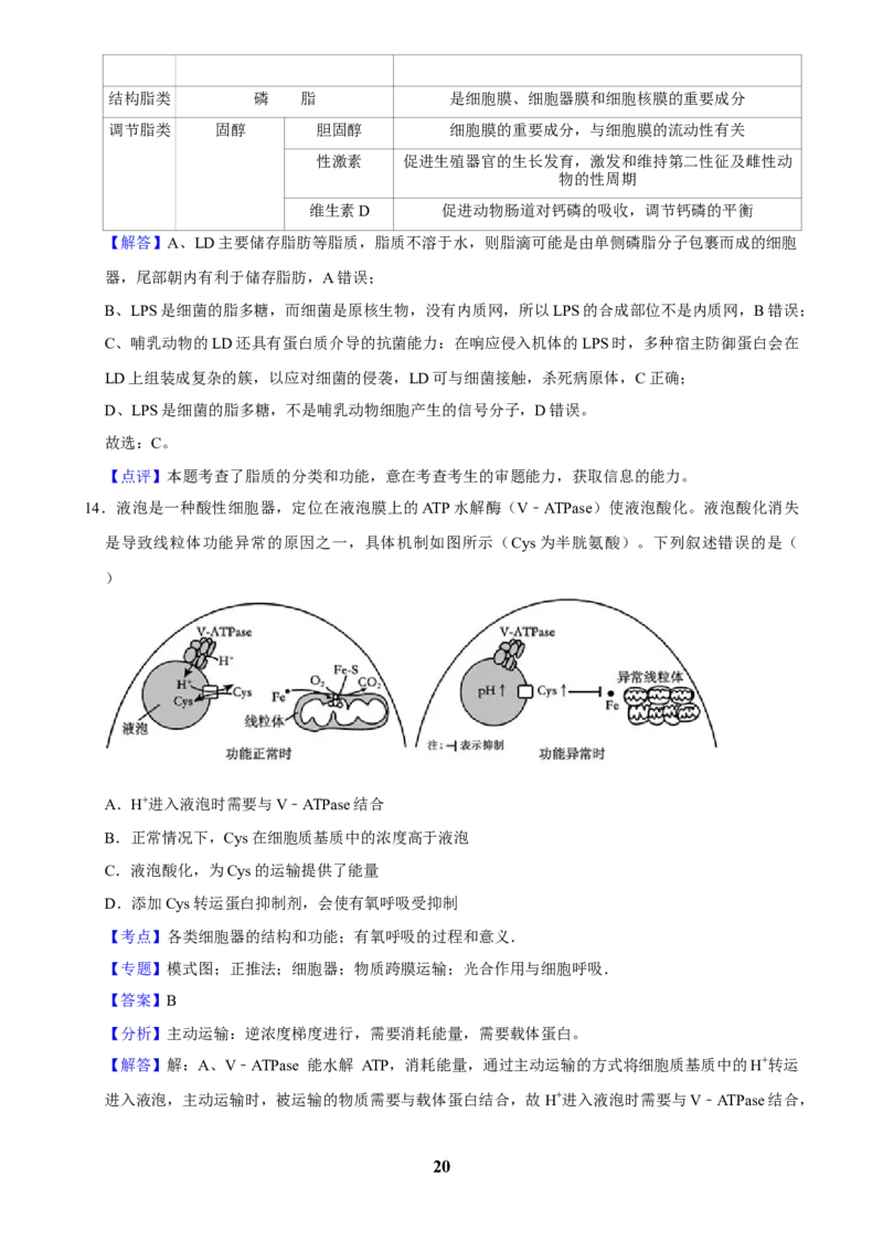 2025年菁优高考生物解密之细胞的分子组成与结构_中考押题2026《中考押题》系列（9科全套实时更新中）_2026版中考《菁优系列》趋势分析+押题密卷+抢分秘籍+模拟考试_考点篇