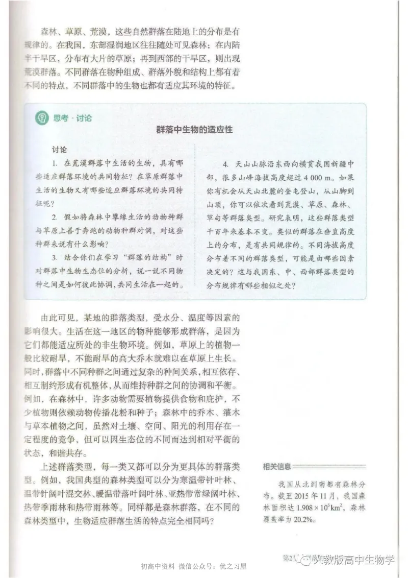 4新教材高中生物选择性必修2《生物与环境》_高中三年全科资料_高中各科课本电子教材_06高中生物课本_人教版-生物课本