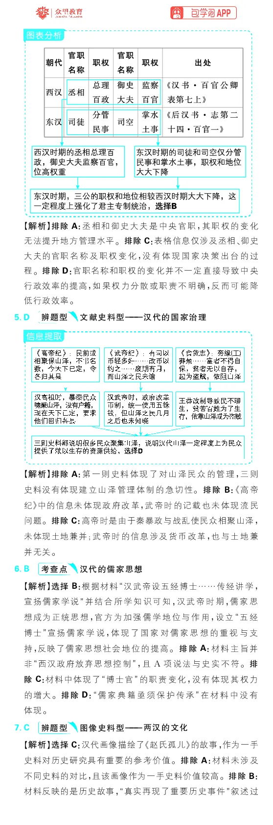 专题1_高中三年全科资料_高中_理想树2026版高考《必刷小题》8科全套_2026版理想树高考必刷小题历史_2026版理想树高考必刷小题历史解析册