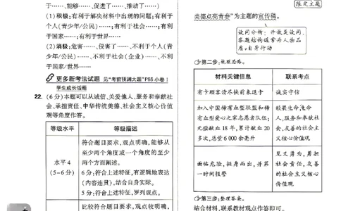 2026《万唯中考&bull;北京黑白卷》道法白卷答案_中考押题2026《中考押题》系列（9科全套实时更新中）_万唯2026版初中《万唯黑白卷》5科全套（北京）