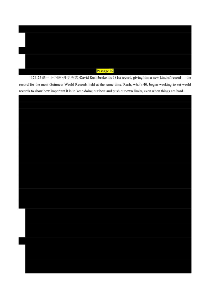 专题08阅读理解提分引擎(题型解法与长难句拆解指南)-原卷版_高中三年全科资料_高中_高中1_2025高一高二英语暑假提升精品讲义（人教版）