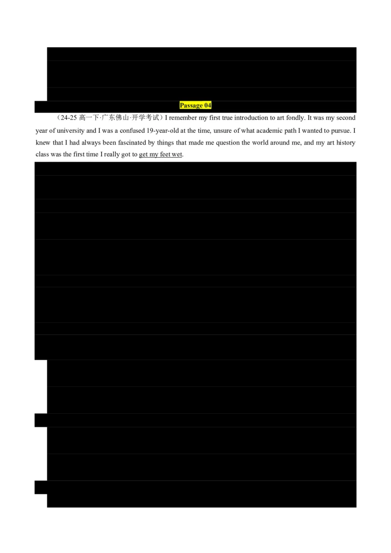 专题08阅读理解提分引擎(题型解法与长难句拆解指南)-原卷版_高中三年全科资料_高中_高中1_2025高一高二英语暑假提升精品讲义（人教版）