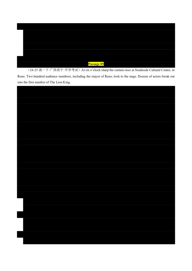 专题08阅读理解提分引擎(题型解法与长难句拆解指南)-原卷版_高中三年全科资料_高中_高中1_2025高一高二英语暑假提升精品讲义（人教版）