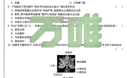 2026《万唯中考&bull;云南生地黑白卷》生物黑卷_中考押题2026《中考押题》系列（9科全套实时更新中）_万唯2026版初中《万唯黑白卷》地生（云南）