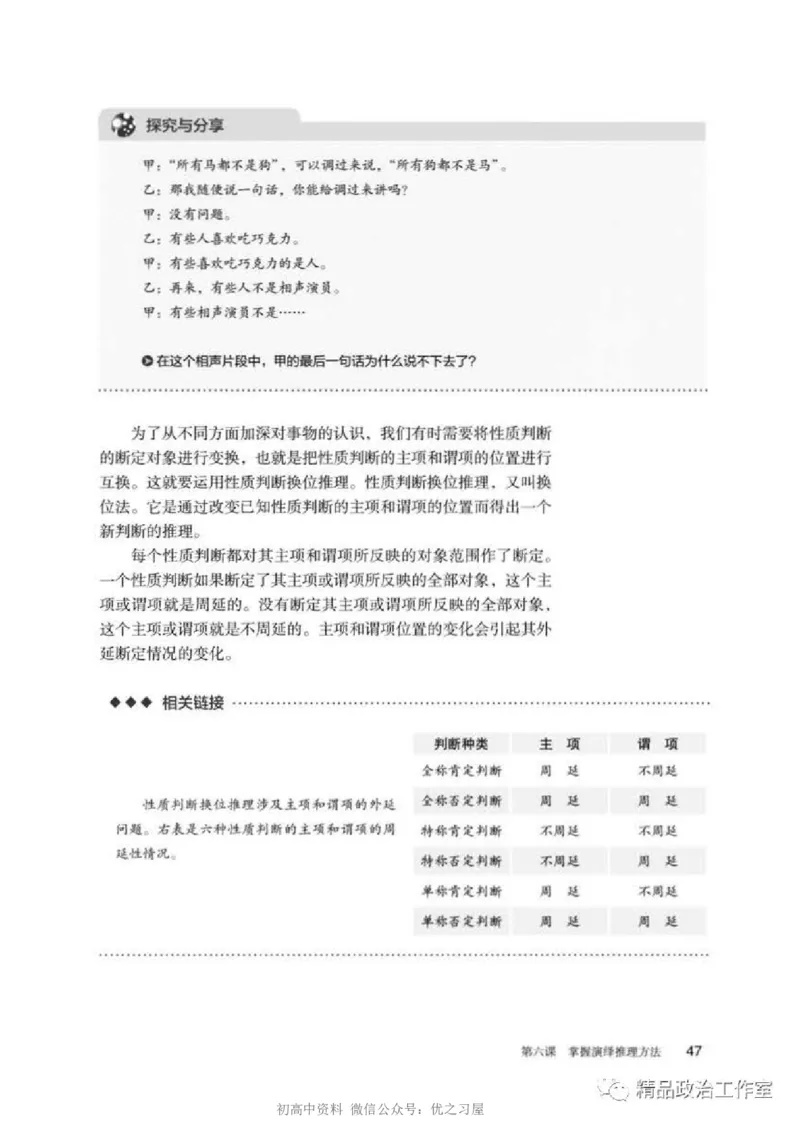 7统编版高中政治选择性必修三《逻辑与思维》_高中三年全科资料_高中各科课本电子教材_07高中政治课本_统编版-政治课本