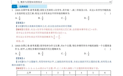 专题20概率与随机变量及分布列7种常见考法归类（全国通用）（解析版）_高中三年全科资料_高中_高中1_2021-2025高考数学五年真题分类汇编