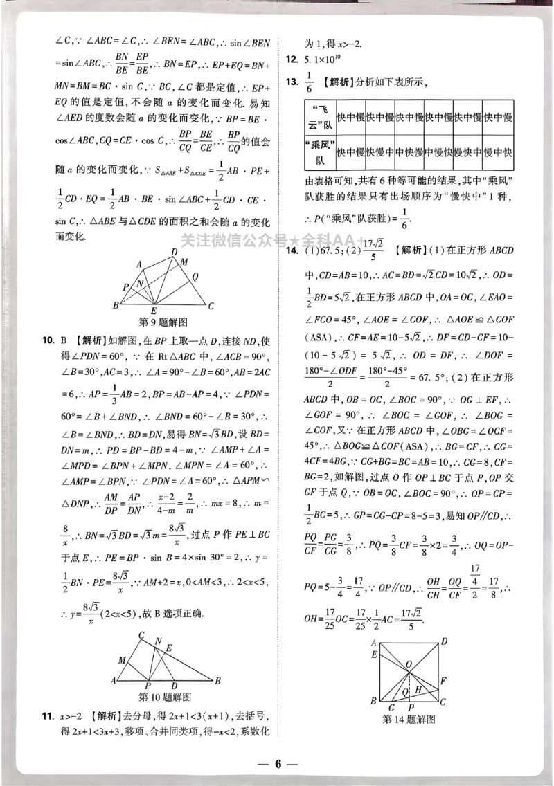 2026《万唯中考&bull;原创定制卷一》七科答案_中考押题2026《中考押题》系列（9科全套实时更新中）_万唯2026版初中《万唯中考原创定制卷一》（7科全套）(安徽)