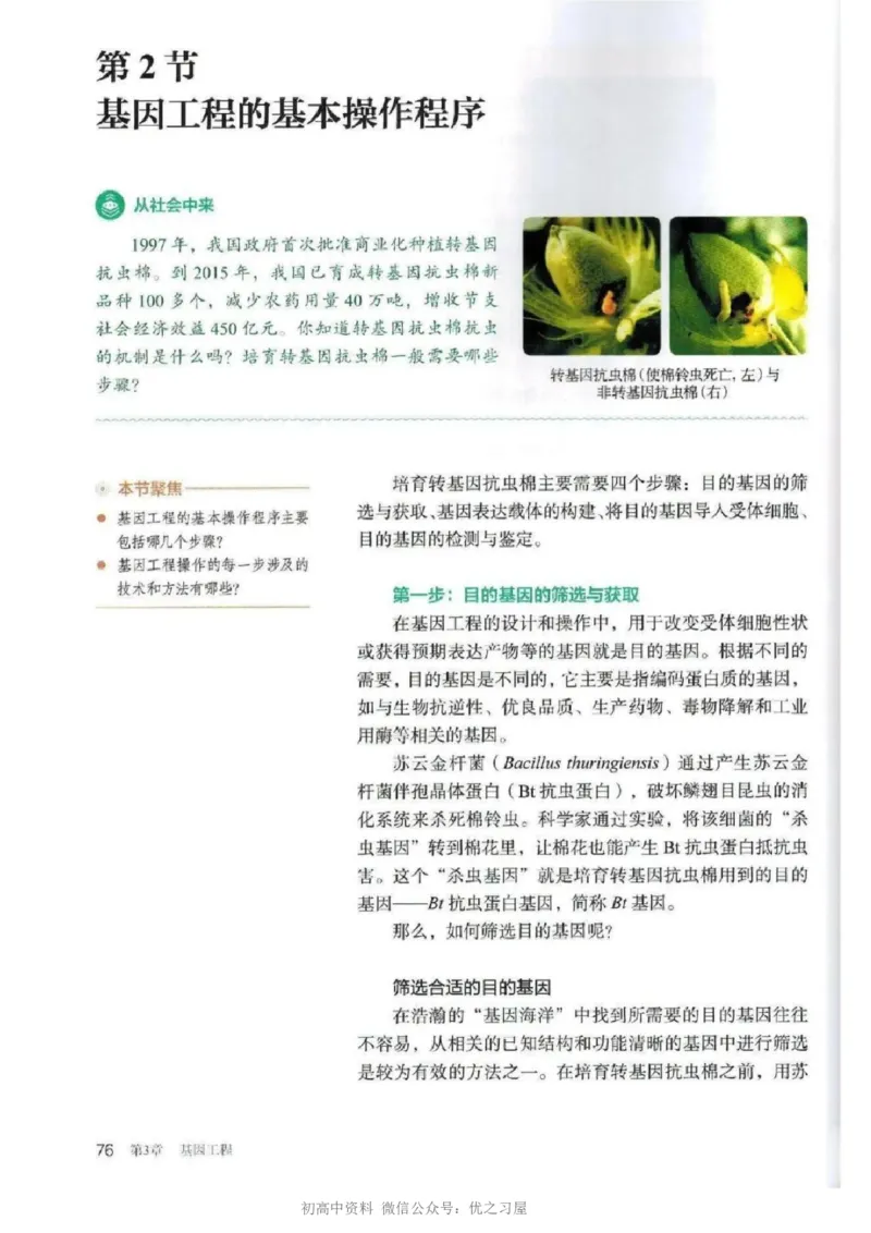 5新教材高中生物选择性必修3《生物技术与工程》_高中三年全科资料_高中各科课本电子教材_06高中生物课本_人教版-生物课本