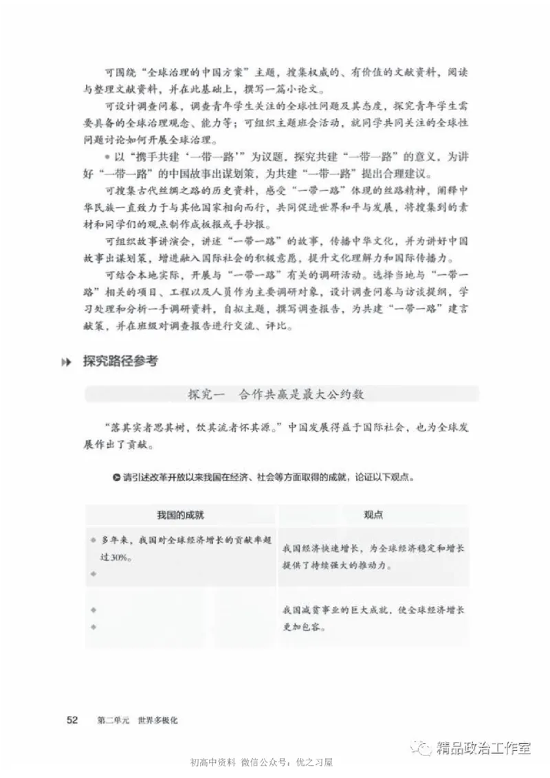 5统编版高中政治选择性必修一《当代国际政治与经济》_高中三年全科资料_高中各科课本电子教材_07高中政治课本_统编版-政治课本