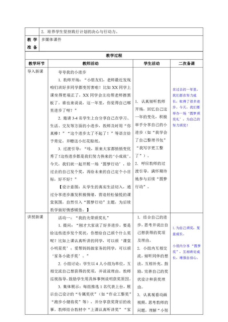 26年春季道德与法治二年级下册（32课时）教案+二次备课+教学反思(1)(1)_26新二年级道法下册（统编版）_版本一_部编版道德与法治2下_2026春新版