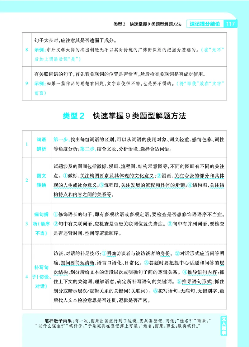 9类常考题型+病句辨析+易混知识汇总_高中三年全科资料_高中_1高中基础资料包_A-高中必背9科知识点_语文