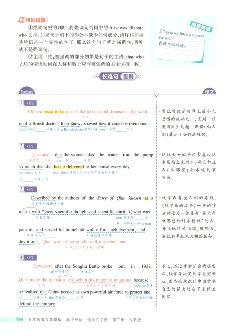 53同步英语选修二RJ疑难破(1)_高中三年全科资料_高中_高中1_2026版高中《5高考3年模拟》同步版（9科必修+选修）（人教）_2026《高中53同步练习》英语选修二RJ