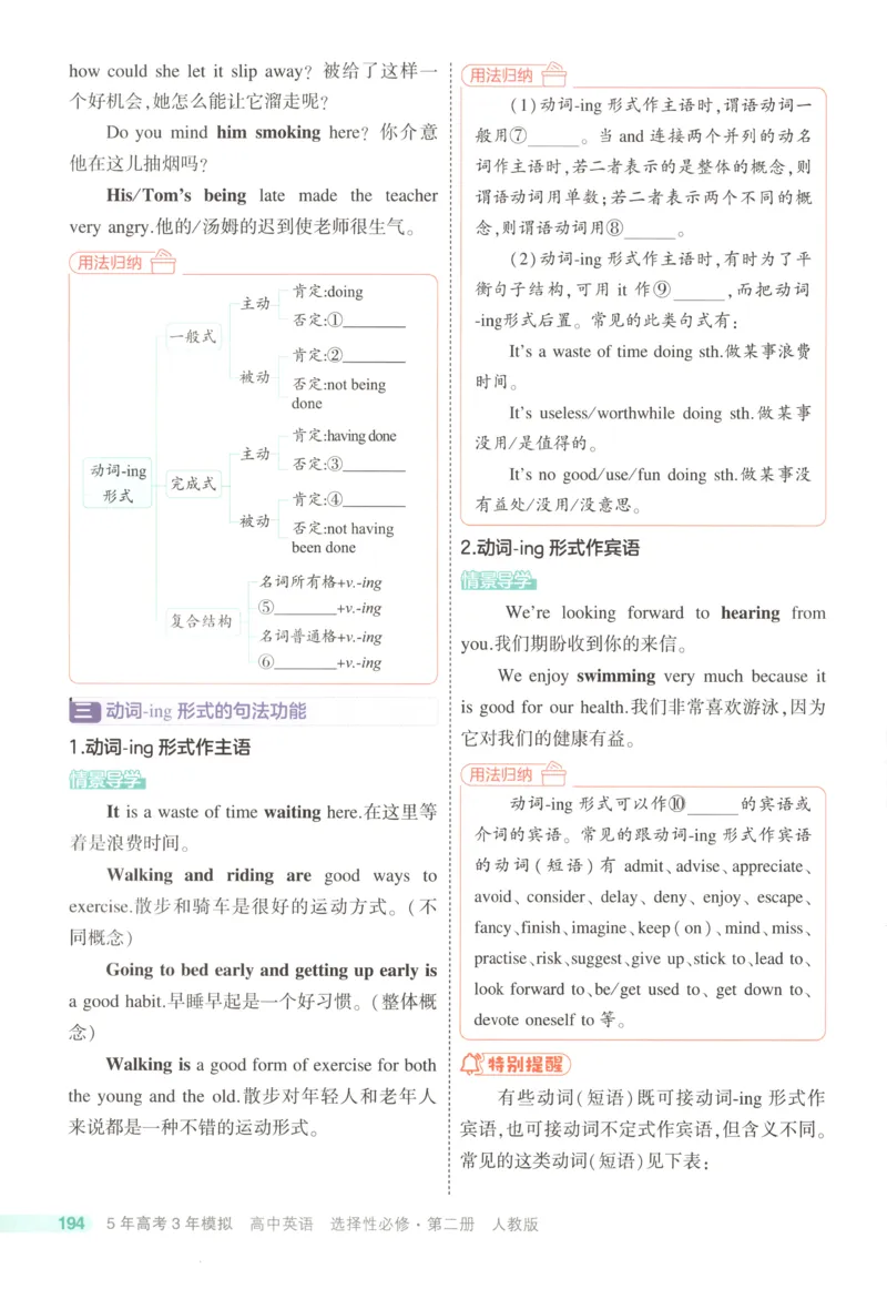 53同步英语选修二RJ疑难破(1)_高中三年全科资料_高中_高中1_2026版高中《5高考3年模拟》同步版（9科必修+选修）（人教）_2026《高中53同步练习》英语选修二RJ