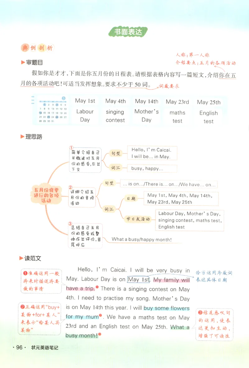 25春《状元英语笔记》人教英语PEP5下（含晨读晚默）_小学《课堂笔记》数学语文英语1-6年级下册_小学英语《课堂笔记》1-6年级下册（26春）_小学英语《课堂笔记》3-6年级下册（26春）