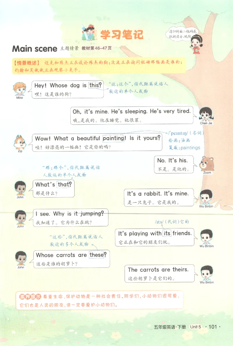25春《状元英语笔记》人教英语PEP5下（含晨读晚默）_小学《课堂笔记》数学语文英语1-6年级下册_小学英语《课堂笔记》1-6年级下册（26春）_小学英语《课堂笔记》3-6年级下册（26春）