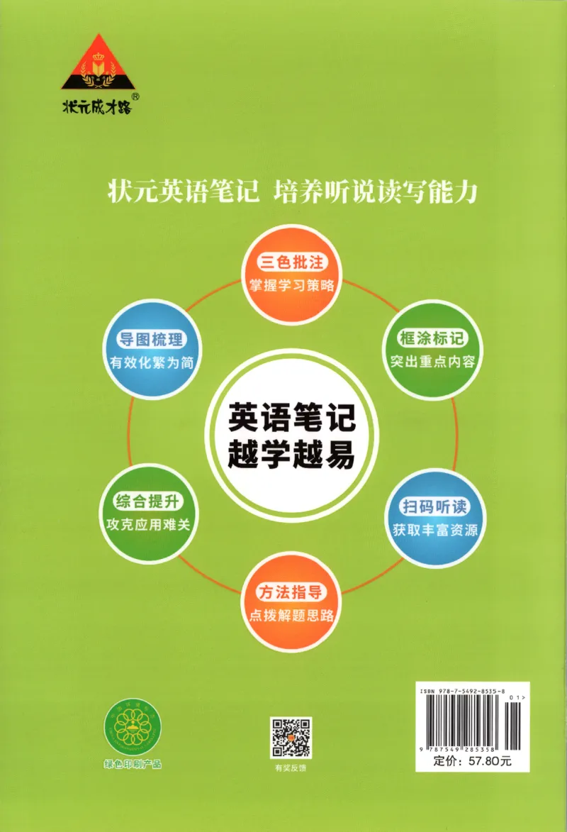 25春《状元英语笔记》人教英语PEP5下（含晨读晚默）_小学《课堂笔记》数学语文英语1-6年级下册_小学英语《课堂笔记》1-6年级下册（26春）_小学英语《课堂笔记》3-6年级下册（26春）