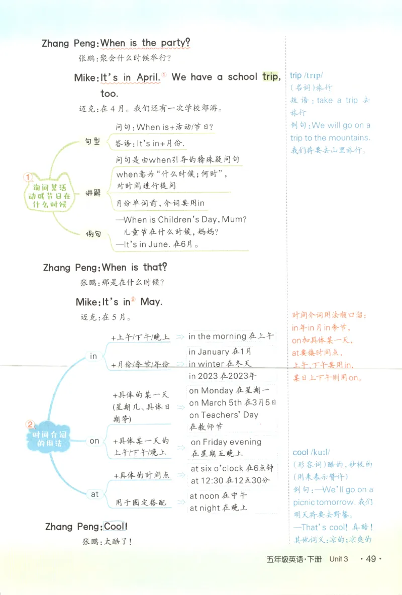 25春《状元英语笔记》人教英语PEP5下（含晨读晚默）_小学《课堂笔记》数学语文英语1-6年级下册_小学英语《课堂笔记》1-6年级下册（26春）_小学英语《课堂笔记》3-6年级下册（26春）