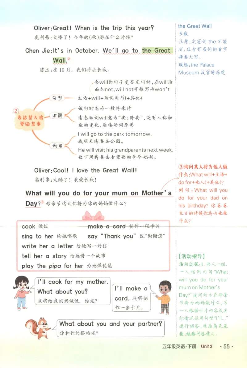 25春《状元英语笔记》人教英语PEP5下（含晨读晚默）_小学《课堂笔记》数学语文英语1-6年级下册_小学英语《课堂笔记》1-6年级下册（26春）_小学英语《课堂笔记》3-6年级下册（26春）