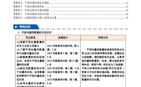专题5.3平面向量的数量积及其应用八大题型（解析版）_高中三年全科资料_高中_高中1_2026版高考《举一反三》一轮复习专练（新高考数学专用）
