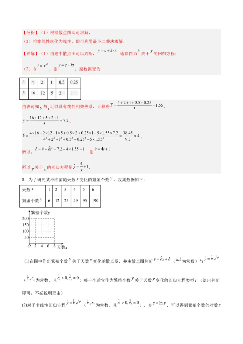 专题13统计（5大易错点分析+解题模板+举一反三+易错题通关）-备战2024年高考数学考试易错题（新高考专用）（解析版）_高中三年全科资料_高中_15高中全科《高考易错题》2025版