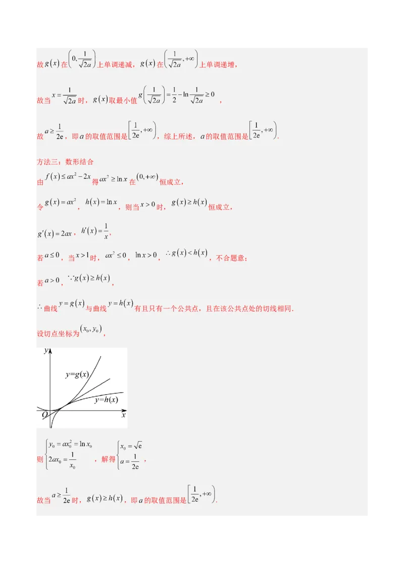 专题04导数及其应用（4大易错点分析+解题模板+举一反三+易错题通关）-备战2024年高考数学考试易错题（新高考专用）（解析版）_高中三年全科资料_高中_15高中全科《高考易错题》2025版